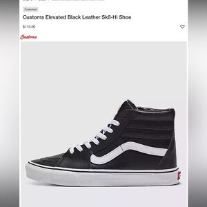 Men’s Leather high top Vans Ski8-high